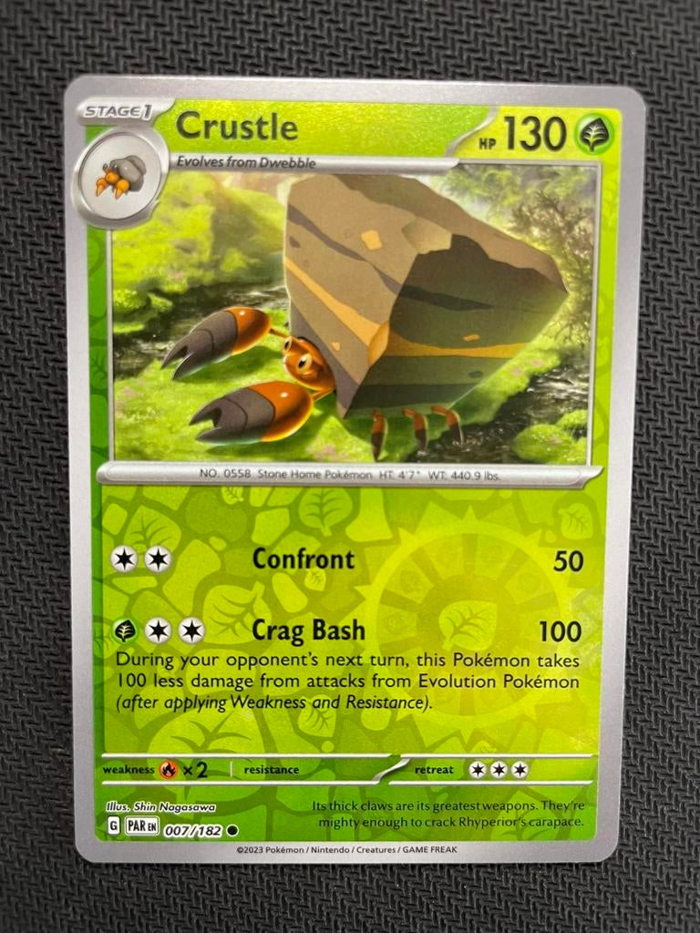 Crustle 007/182 Reverse Holo Paradox Rift Packfresh, Ophalen of Verzenden, Zo goed als nieuw