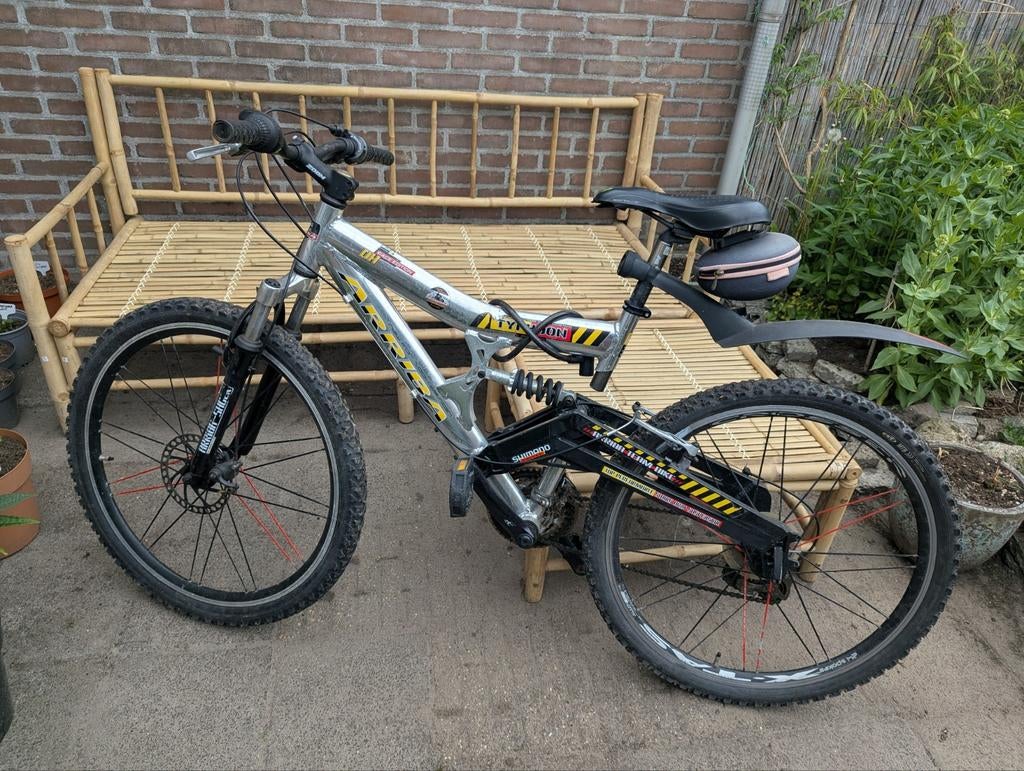 Dames mountainbike, Ophalen, Gebruikt, Staal, 24 inch of meer