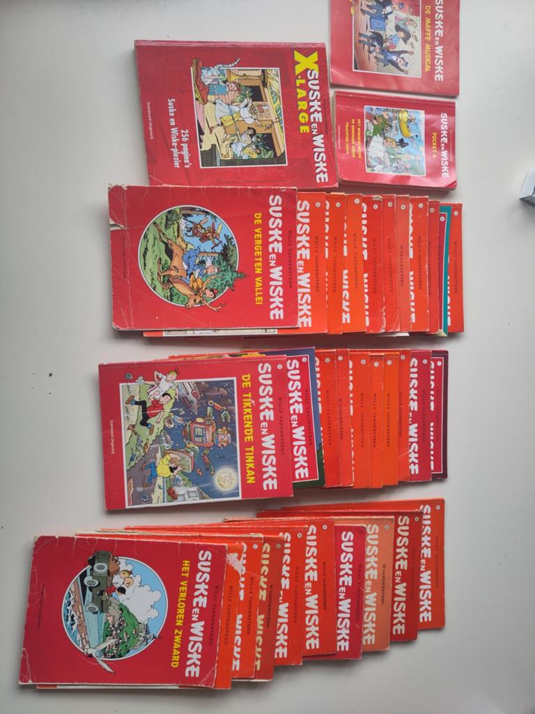 Grote collectie Suske en Wiske stripboeken, Boeken, Ophalen of Verzenden