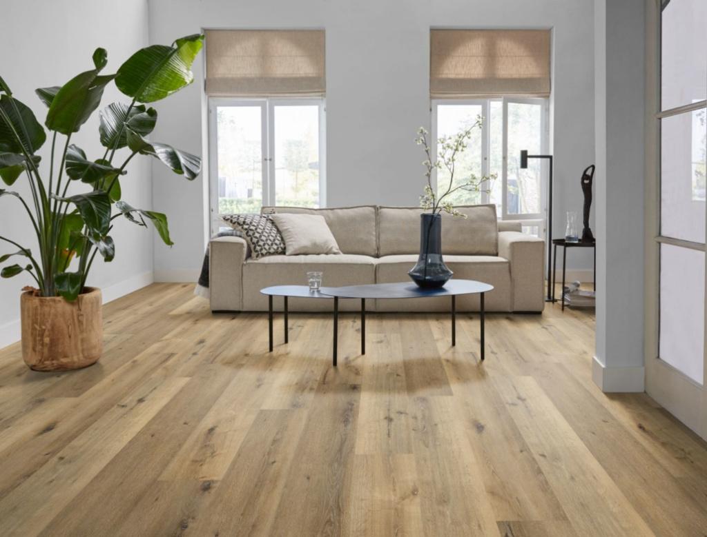 64m2 Pvc click Helleweg 2045 Natuur eik 29pak = €1085, 75 m² of meer, Beige, Nieuw, Ophalen of Verzenden