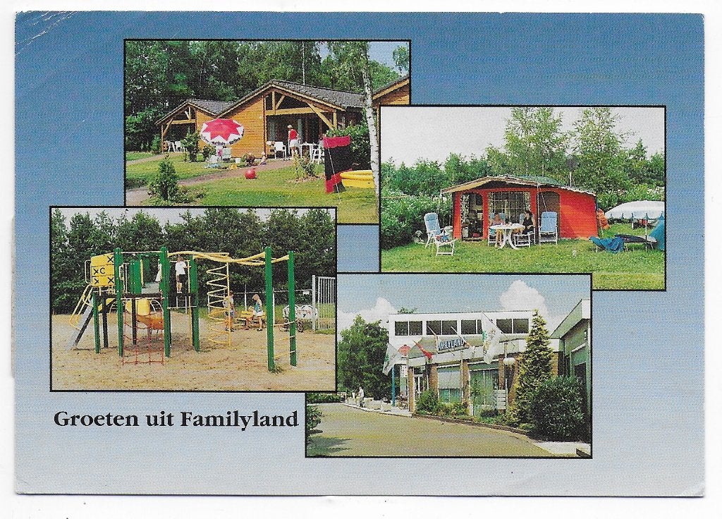 Hoogerheide Familieland Gelopen Ansichtkaart ( B5906 ), Ophalen of Verzenden, Voor 1920, Gelopen