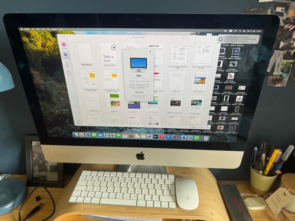 iMac 2019 4K 21.5 inch - Zo goed als nieuw, Ophalen, Zo goed als nieuw, IMac