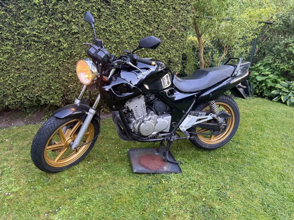 Honda CB500 2001 A2 kenteken, 2 cilinders, Gebruikt, Sportuitlaat, Particulier