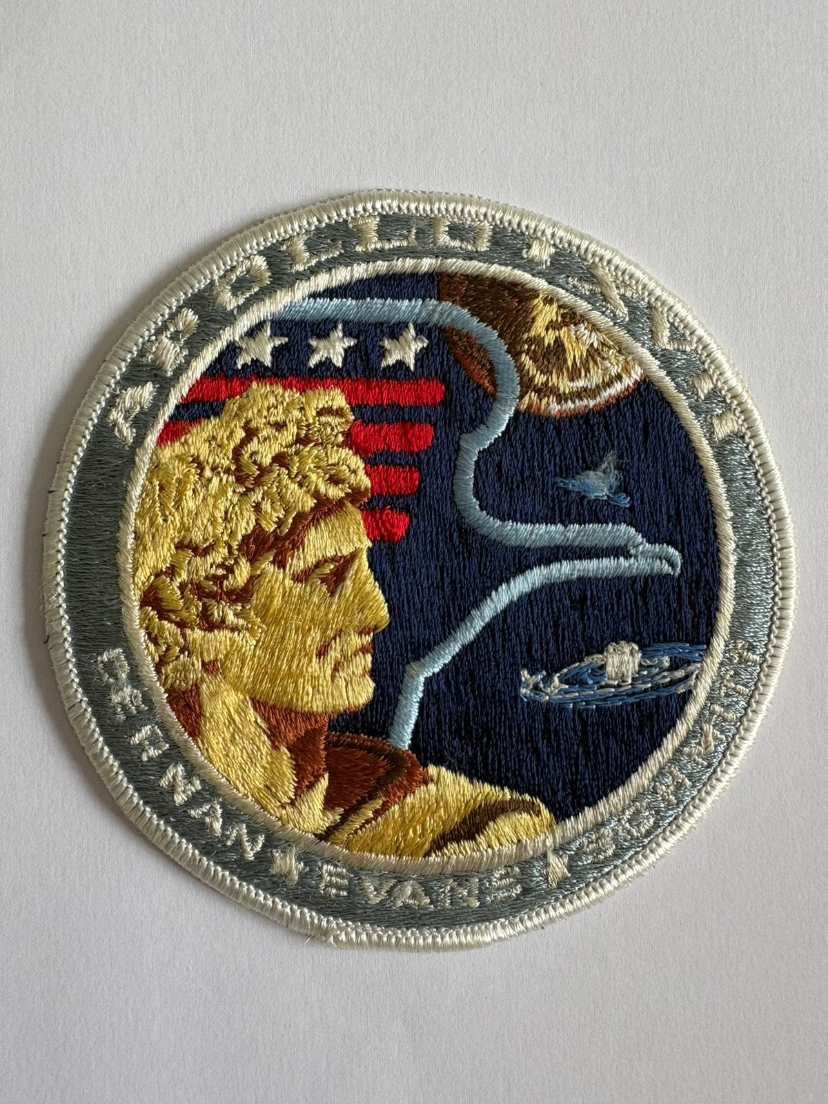 NASA Apollo XVII mission patch, Ophalen of Verzenden, Zo goed als nieuw, Patch, Badge of Embleem