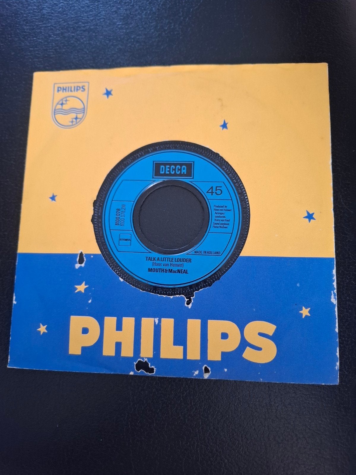 Mouth & MacNeal - Hello-A / Talk a Little Louder (7 inch), Cd's en Dvd's, Vinyl Singles, Gebruikt, Pop, EP, 7 inch, Ophalen of Verzenden