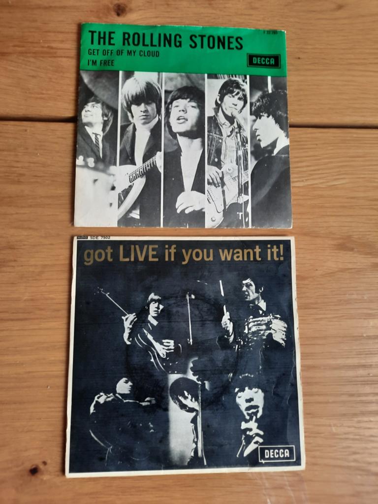 Single + EP The Rolling Stones, Get off of my cloud/Got live, Ophalen of Verzenden, Gebruikt, Pop, EP