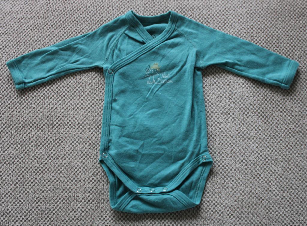 2 Overslagrompers van Petit Bateau 3m / 60 cm, Kinderen en Baby's, Babykleding | Maat 62, Nacht- of Onderkleding, Ophalen of Verzenden
