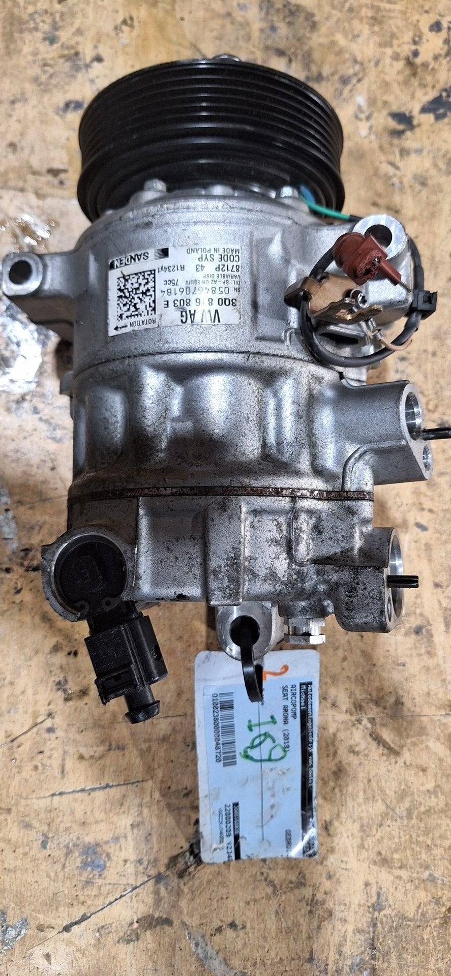 Originele Sanden VW AG / Seat Arona Aircopomp – 3Q0816803E, Auto-onderdelen, Gebruikt, -, -, Ophalen of Verzenden