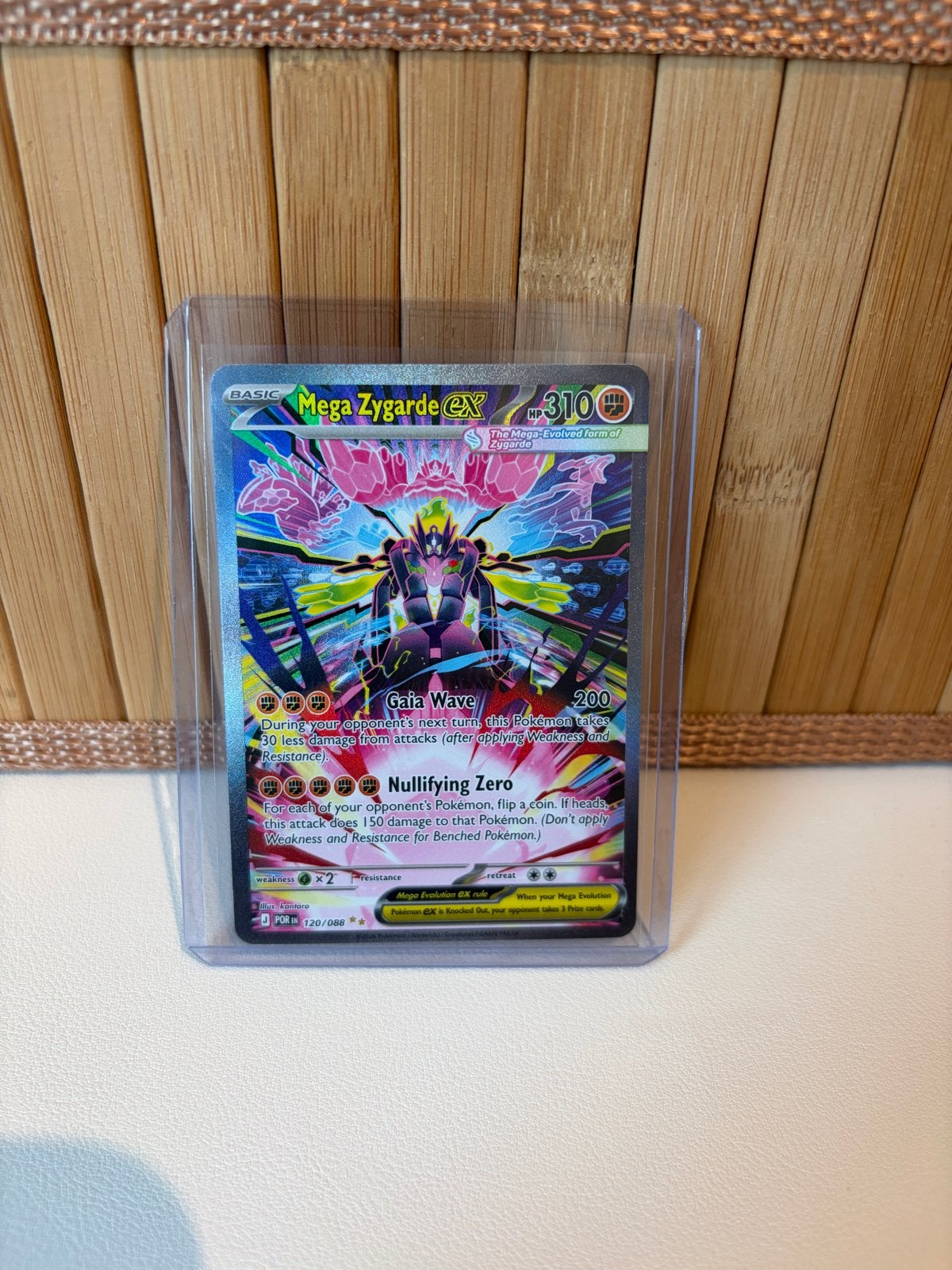 Mega Zygarde EX 120/088 Perfect Order NM Conditie, Ophalen of Verzenden, Zo goed als nieuw, Losse kaart