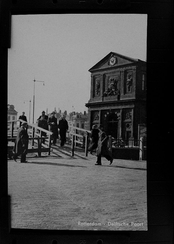 Rotterdam: Delftsche Poort, Ophalen of Verzenden, 1920 tot 1940, Ongelopen, Zuid-Holland