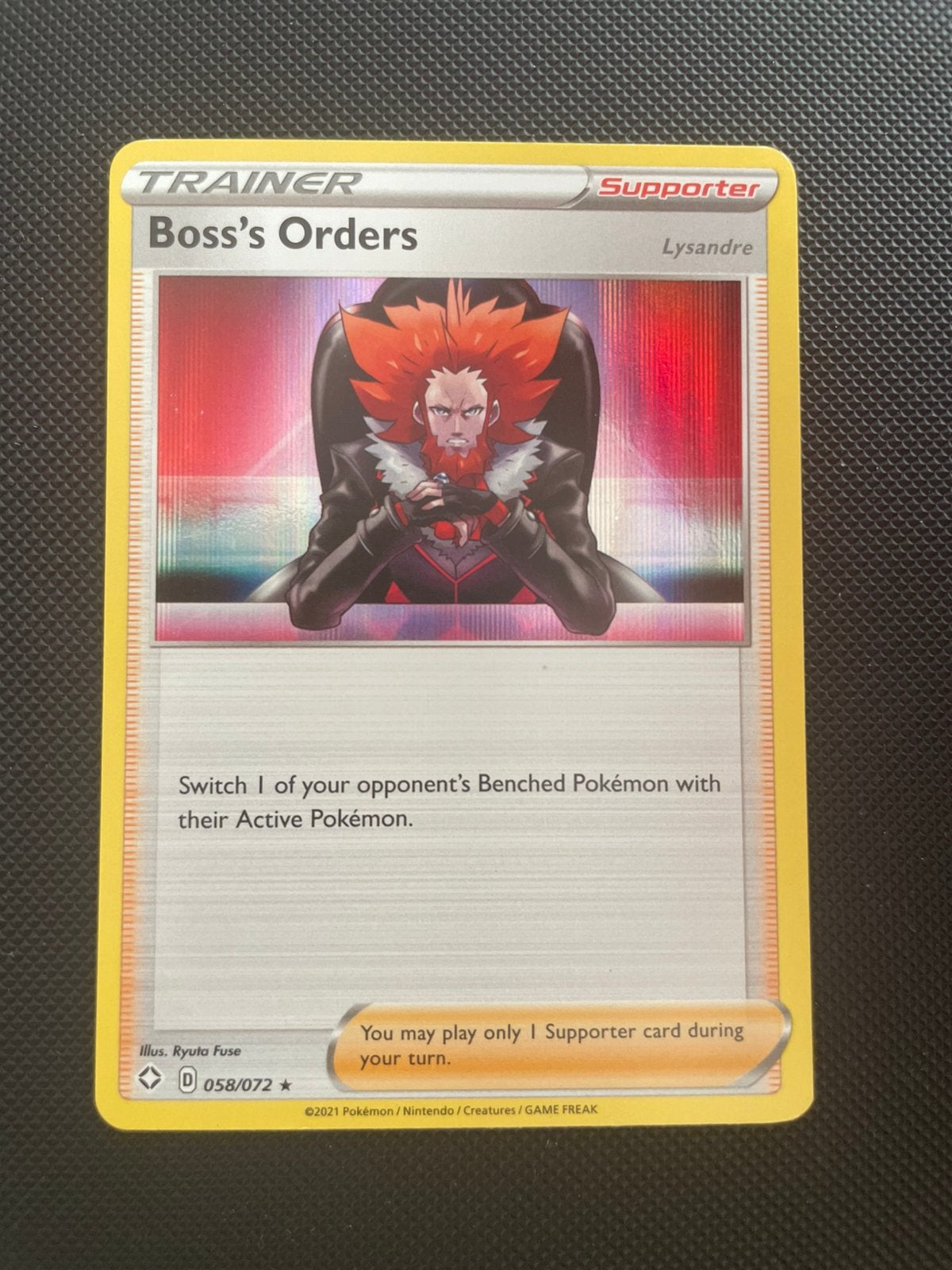 Boss’s Orders 058/072 Rare Holo Shining Fates, Verzenden, Zo goed als nieuw