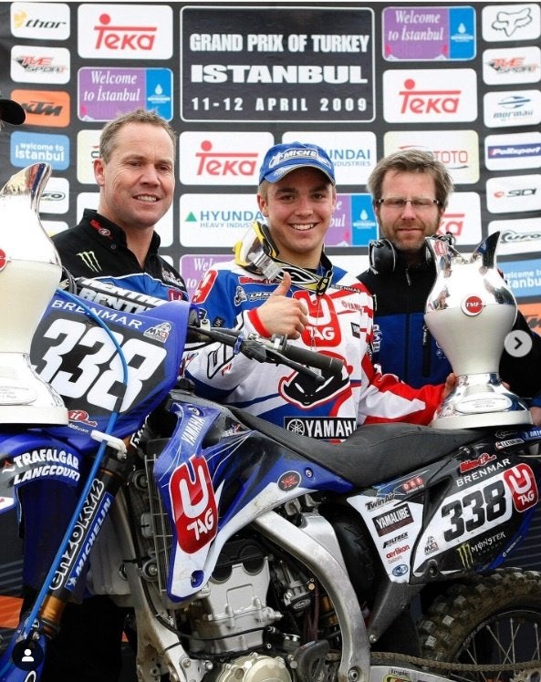 Plasticwerk Zach Osborne - Dixon Yamaha MX2 2009 (MXGP), Ophalen of Verzenden