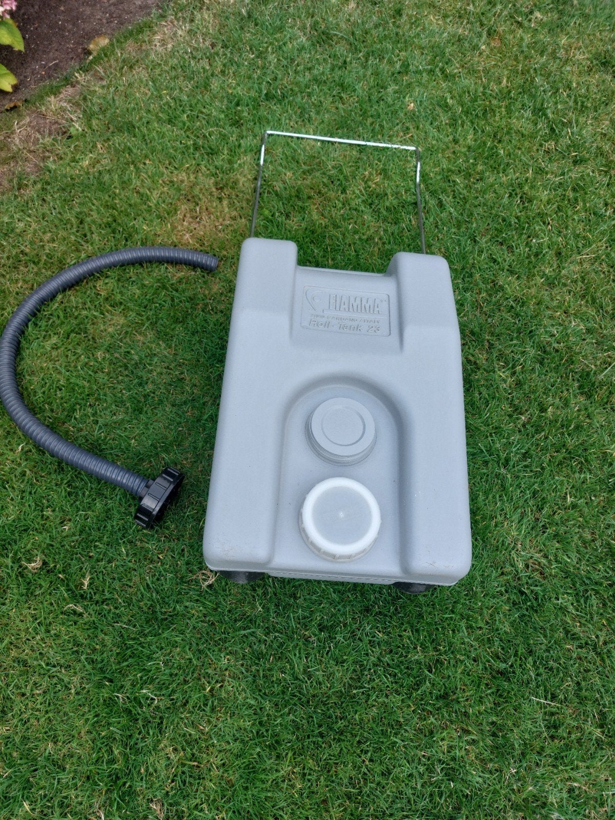 Fiamma vuilwatertank 23 liter met wielen en slang, Ophalen, Zo goed als nieuw