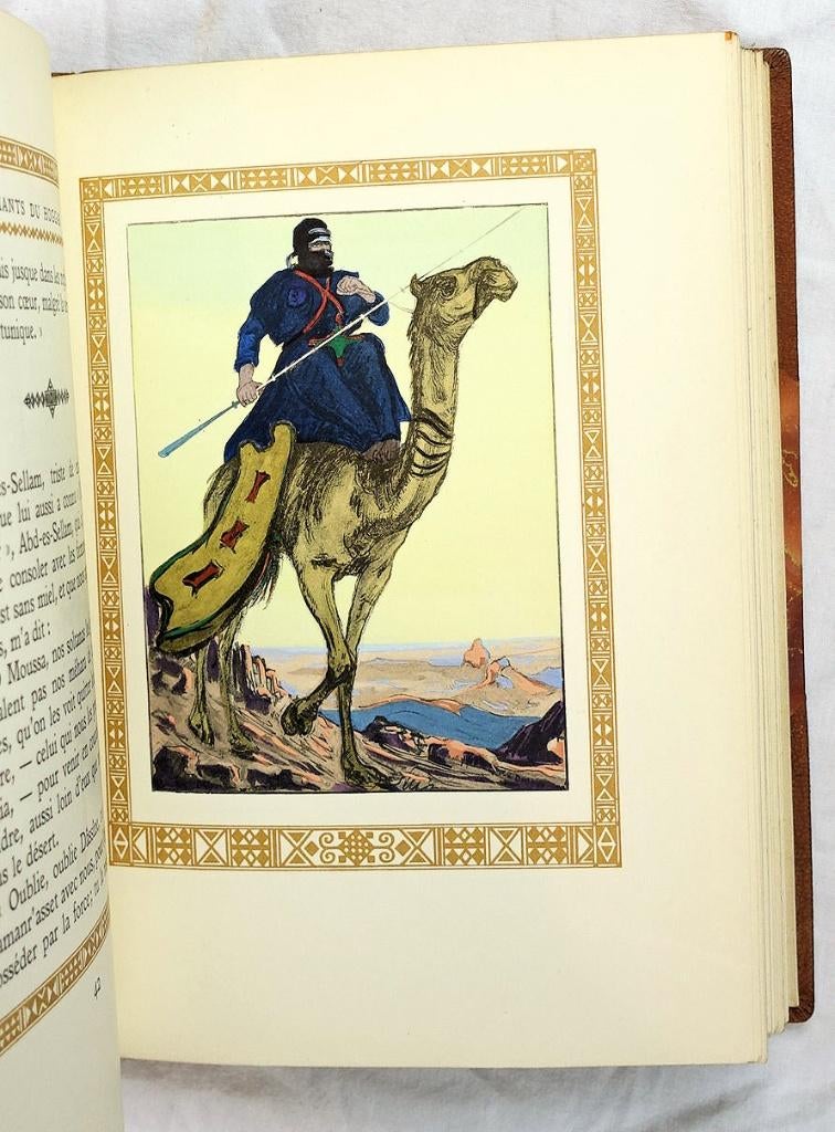 [Reliure Benoit] Chants du Hoggar 1934 Maraval-Berthoin, Antiek en Kunst, Antiek | Boeken en Bijbels, Ophalen of Verzenden