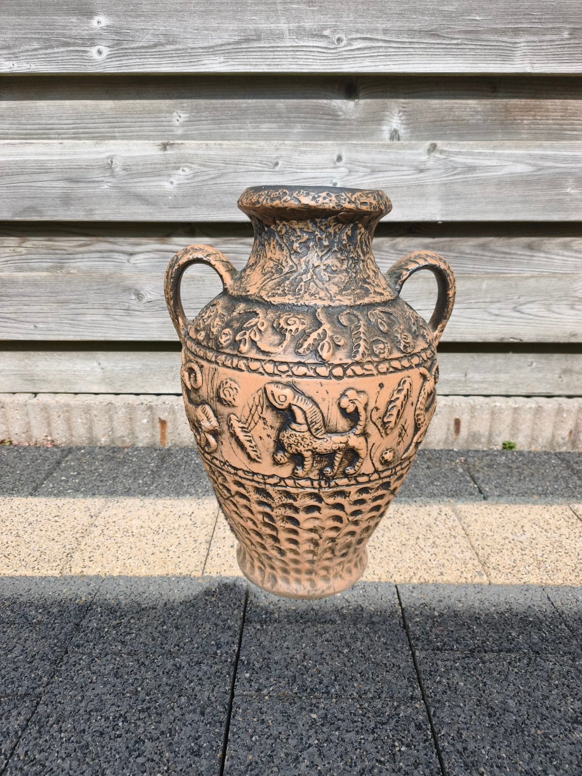 Grote XXL Vintage Jasba Vloervaas (West Germany) - 52 cm, Ophalen, Zo goed als nieuw