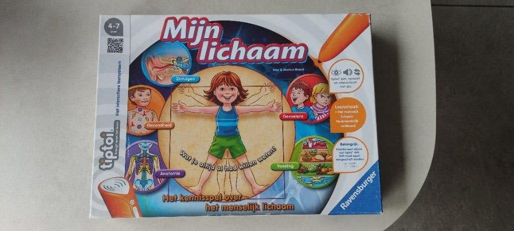 Tiptoi spel mijn lichaam, Ophalen, Zo goed als nieuw, Ontdekken, Met geluid