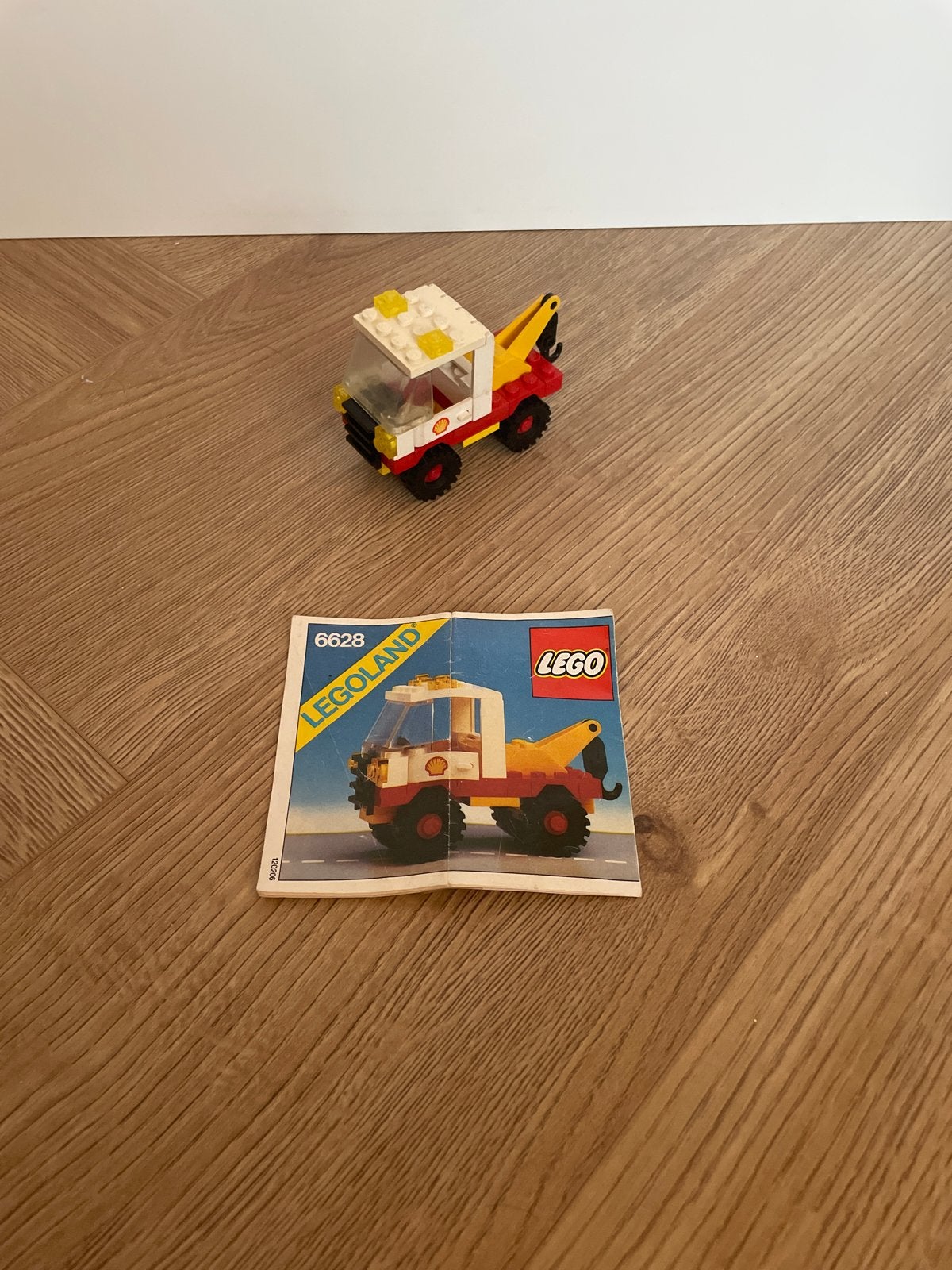 1981 LEGO Legoland 6628 Takelwagen met instructies, Gebruikt, Lego, Ophalen of Verzenden, Compleet