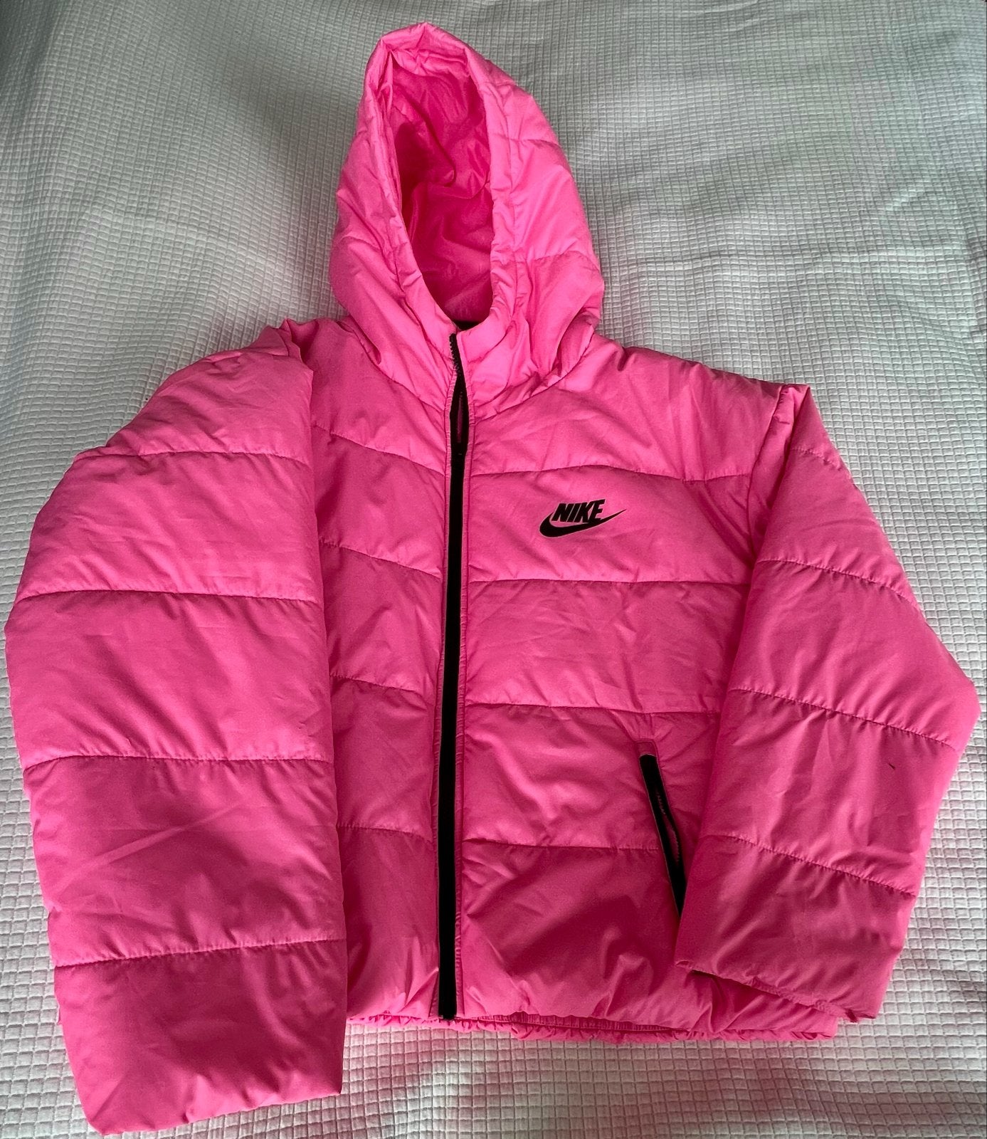 Nike Dames Jas Maat M- Roze Pufferjack, Ophalen of Verzenden, Zo goed als nieuw, Maat 36 (S), Roze