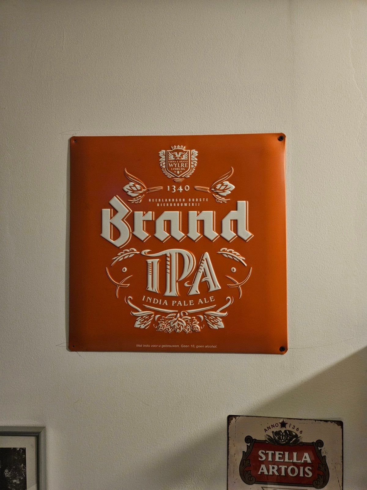 Brand Bier Reclameborden - IPA, Weizen, Zwaar Blond, Ophalen of Verzenden, Gebruikt, Reclamebord
