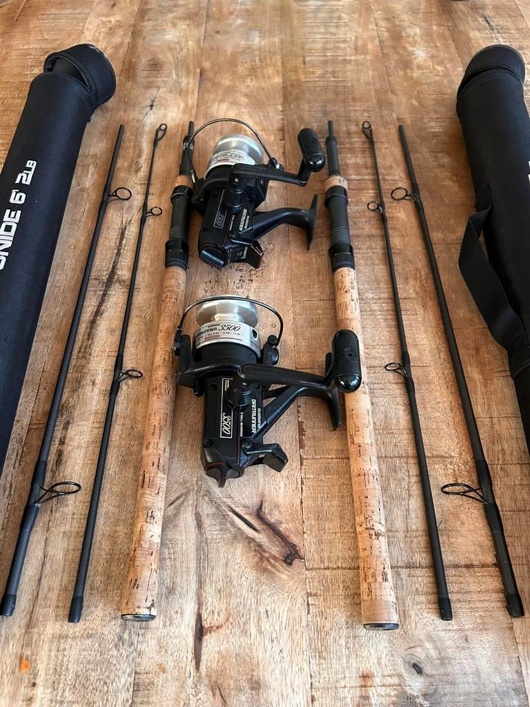 Nash Scope Snide 6 ft - 2 lb. met Shimano USA 3500A, Watersport en Boten, Ophalen of Verzenden, Zo goed als nieuw, Werphengel