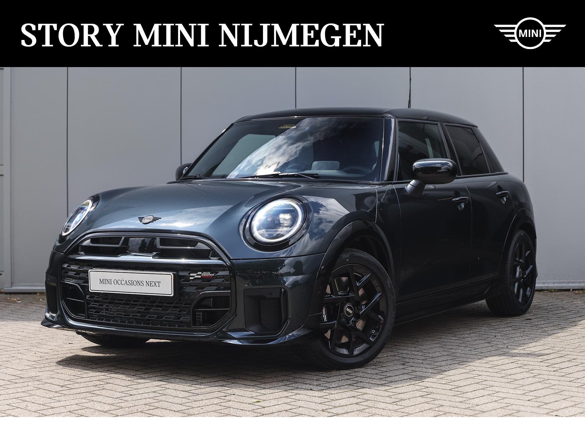 MINI Hatchback Cooper C Automaat / John Cooper Works / Pakke, Auto's, Gebruikt, 156 pk, Met garantie (alle), Leder en Stof
