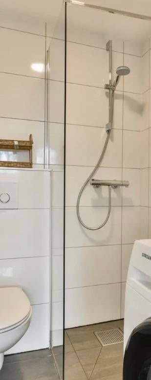 Glazen douchewand / inloopdouche 60 x 200 cm, Huis en Inrichting, Ophalen, Zo goed als nieuw