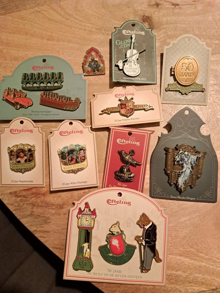 Diverse Efteling pins om te ruilen, Verzamelen, Ophalen of Verzenden, Nieuw, Button of Speldje