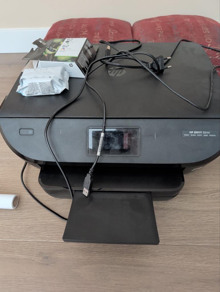 HP Envy 5544 All-in-One Printer, Computers en Software, Printers, Inkjetprinter, All-in-one, Draadloos, Zo goed als nieuw