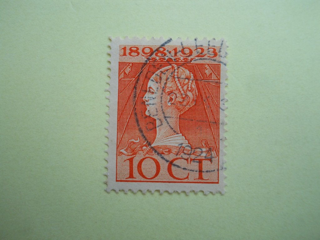 Nederland 1923 Jubileumzegel Nvph.124 gest. Beneden Leeuwen, Postzegels en Munten, Postzegels | Nederland, Ophalen of Verzenden
