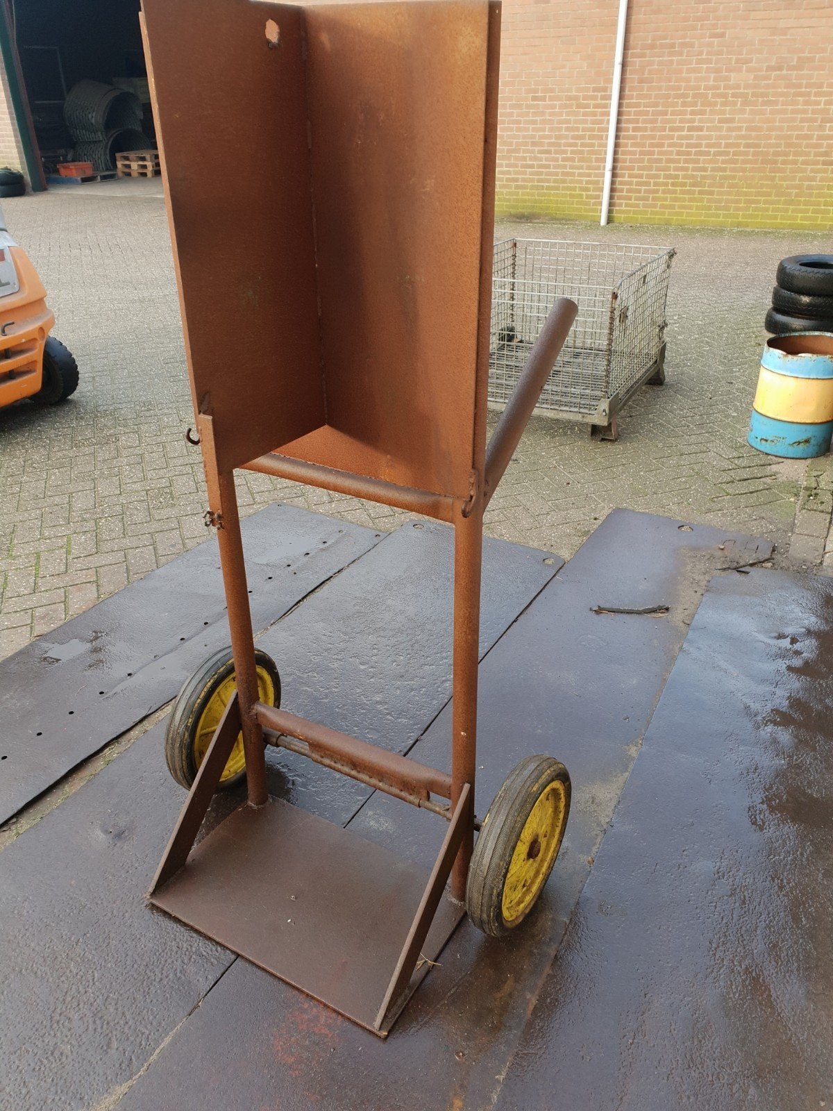 Gasflessenkar, Doe-het-zelf en Verbouw, Transportwagens, 100 liter of meer, Ophalen of Verzenden, Gebruikt, Transportkar