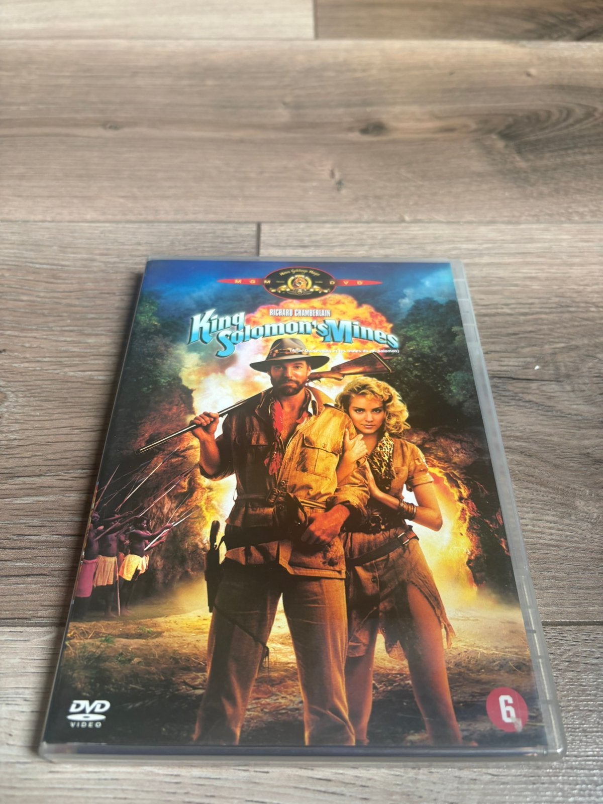 King Solomons Mines met Sharon Stone en Richard Chamberlain, Cd's en Dvd's, Vanaf 16 jaar, Ophalen of Verzenden, Zo goed als nieuw