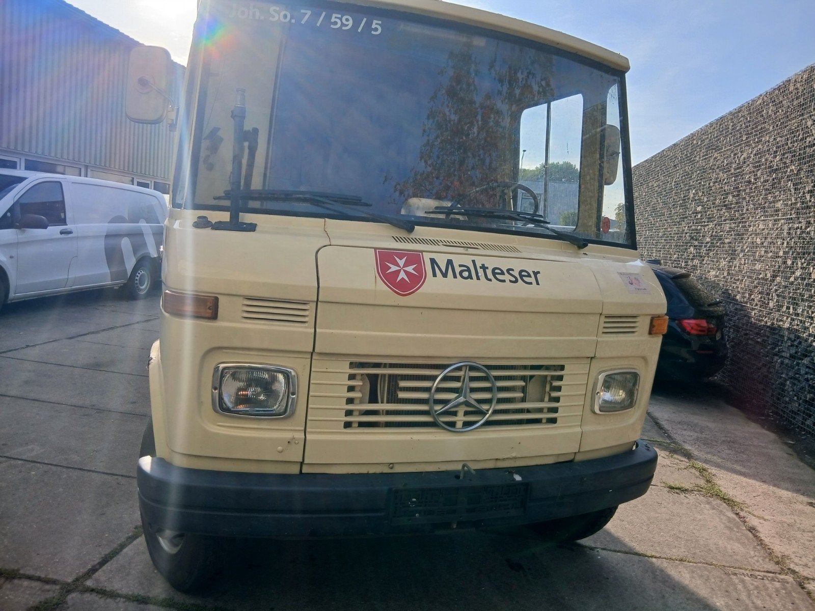 Mercedes 608 1978 diesel lage km kenteken mog, foto 2