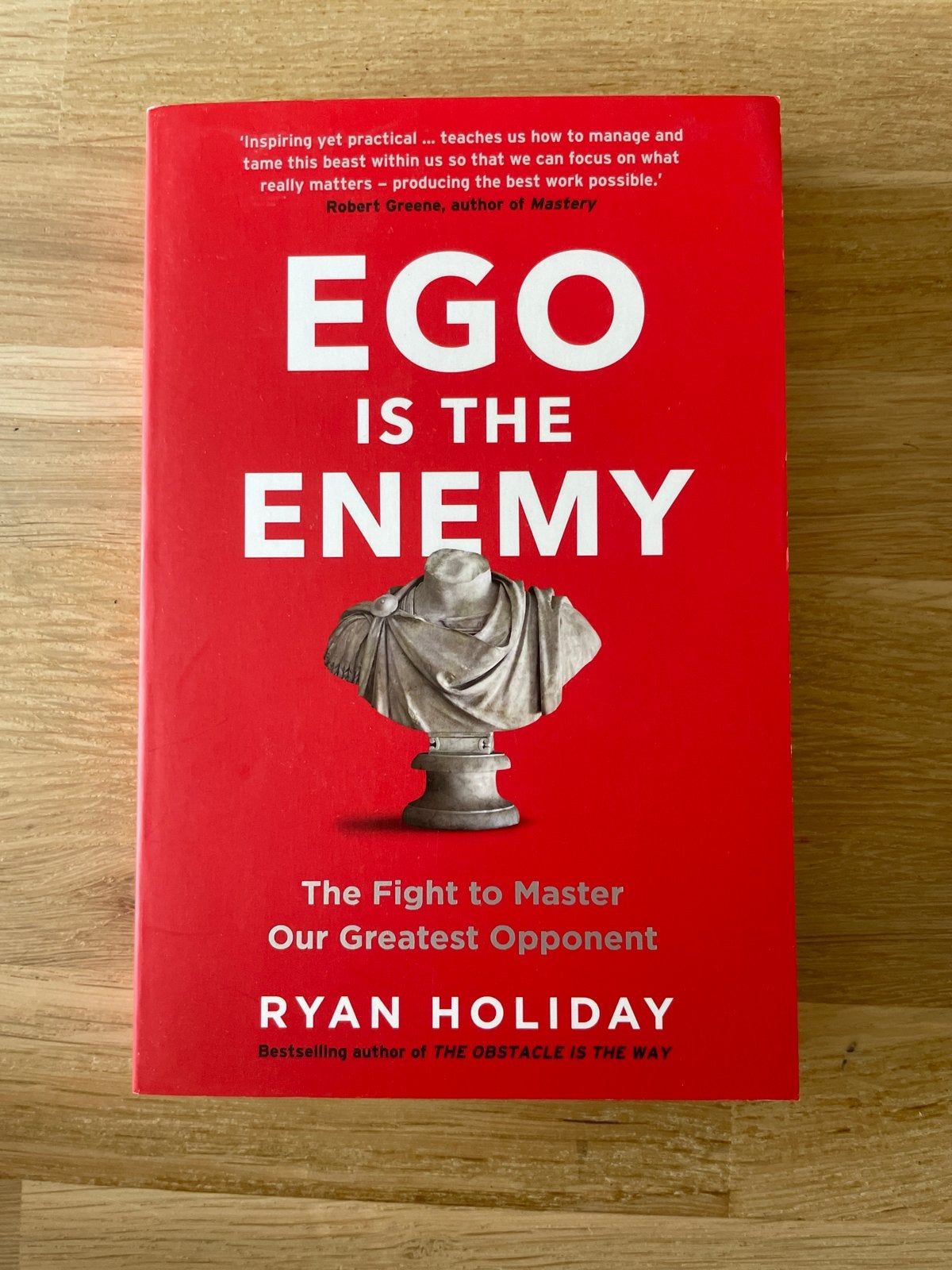 Ego Is The Enemy - Ryan Holiday (Engels), Ophalen of Verzenden, Zo goed als nieuw, Overige onderwerpen