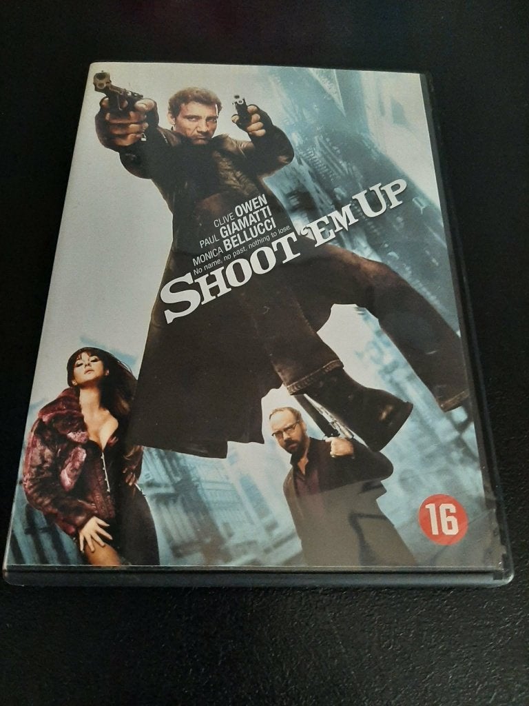 Shoot 'em up, Clive Owen, Monica Bellucci, Paul Giamatti!, Vanaf 16 jaar, Ophalen of Verzenden, Gebruikt, Actie