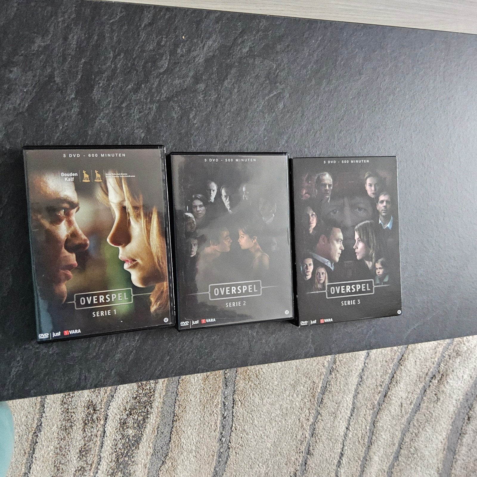 Overspel, seizoen 1, 2 en 3. Totaal 9 dvd's, Alle leeftijden, Ophalen of Verzenden, Zo goed als nieuw