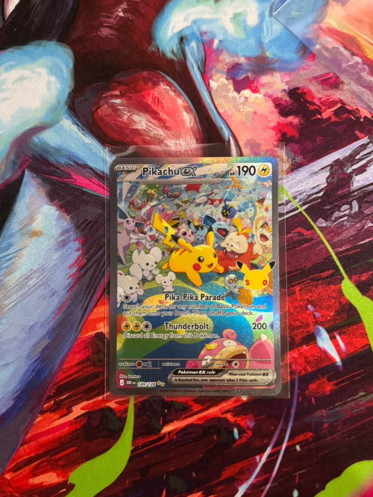 Pikachu 149/128, Hobby en Vrije tijd, Ophalen of Verzenden, Zo goed als nieuw