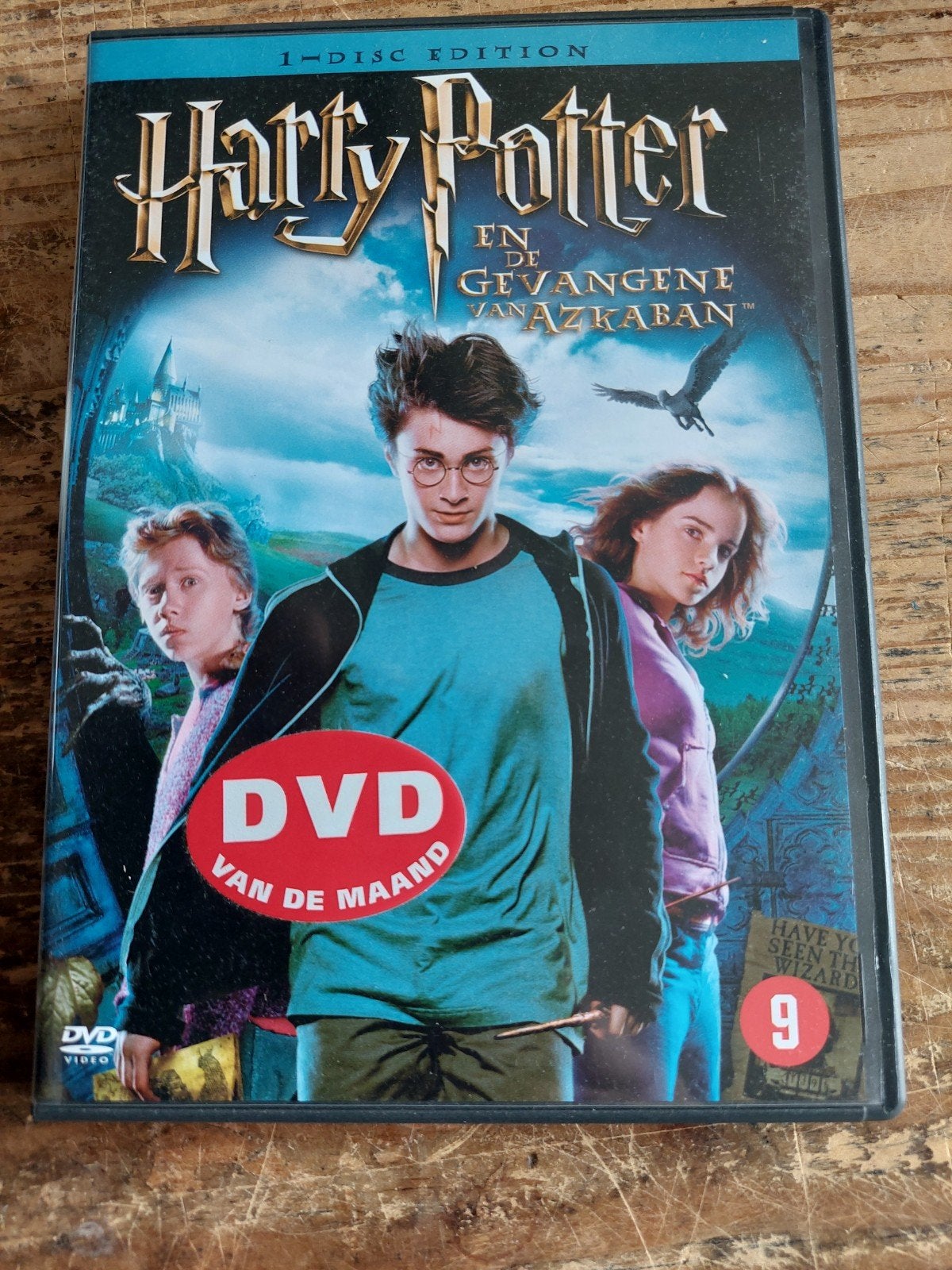 Harry Potter en de Gevangene van Azkaban DVD, Gebruikt, Inclusief doosje, Nederlands, Vanaf 9 jaar