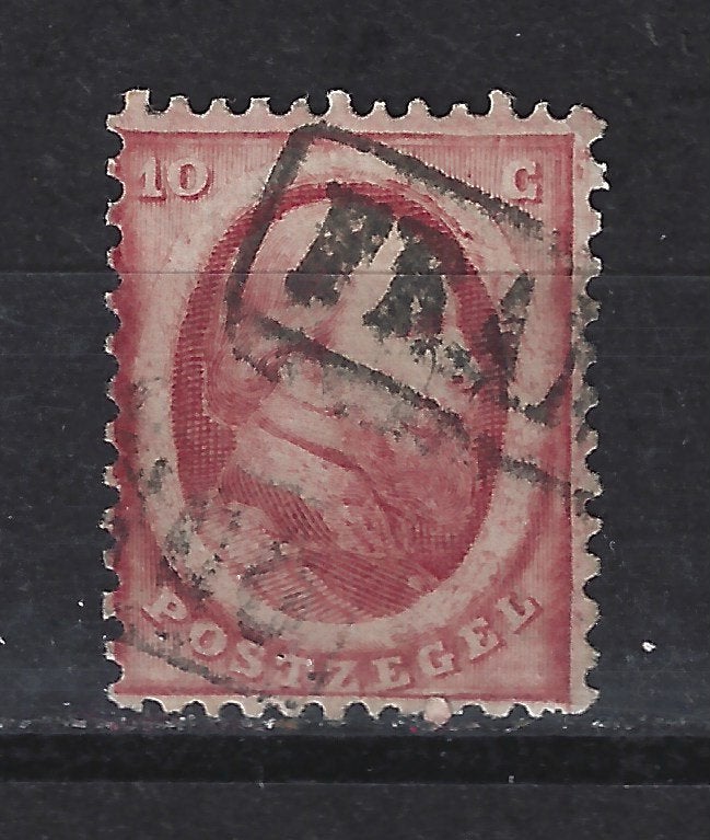 Nederland 5 gebruikt Willem III 1864 ; Nederland voor 10% CW, Postzegels en Munten, Postzegels | Nederland, Ophalen of Verzenden