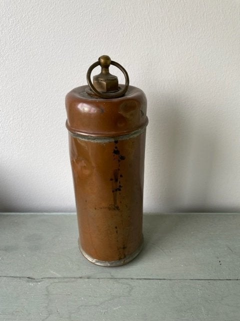 Antieke rood koperen kruik. Hoogte: 26 cm., Antiek en Kunst, Antiek | Koper en Brons, Ophalen, Koper