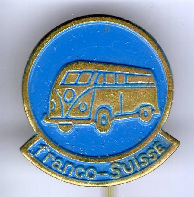VW Volkswagen spijl bus blauw op koper speldje( D_123), Ophalen of Verzenden, Nieuw, Transport, Speldje of Pin