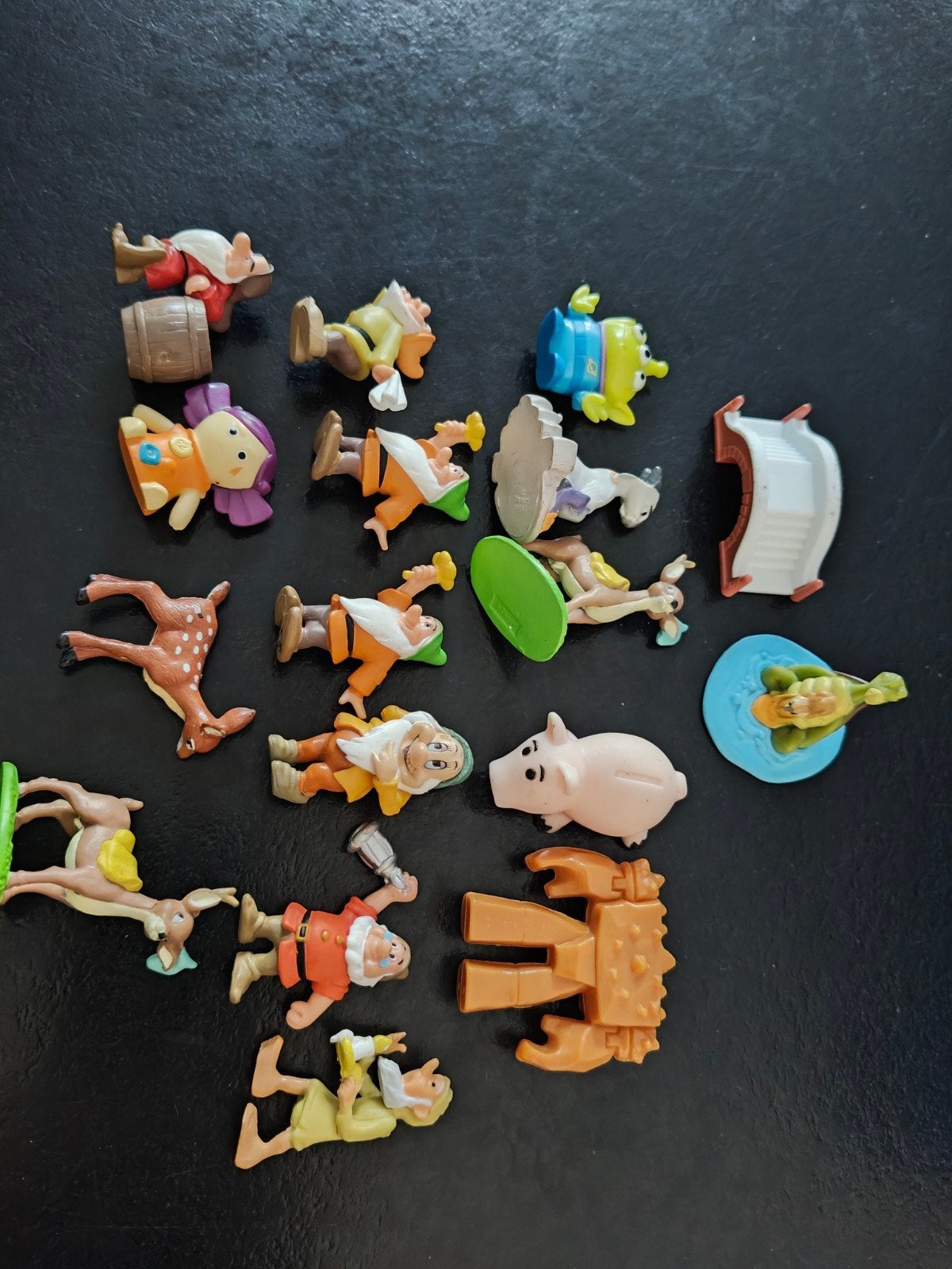 Albert Heijn Sneeuwwitje en de Zeven Dwergen poppetjes, Ophalen, Gebruikt