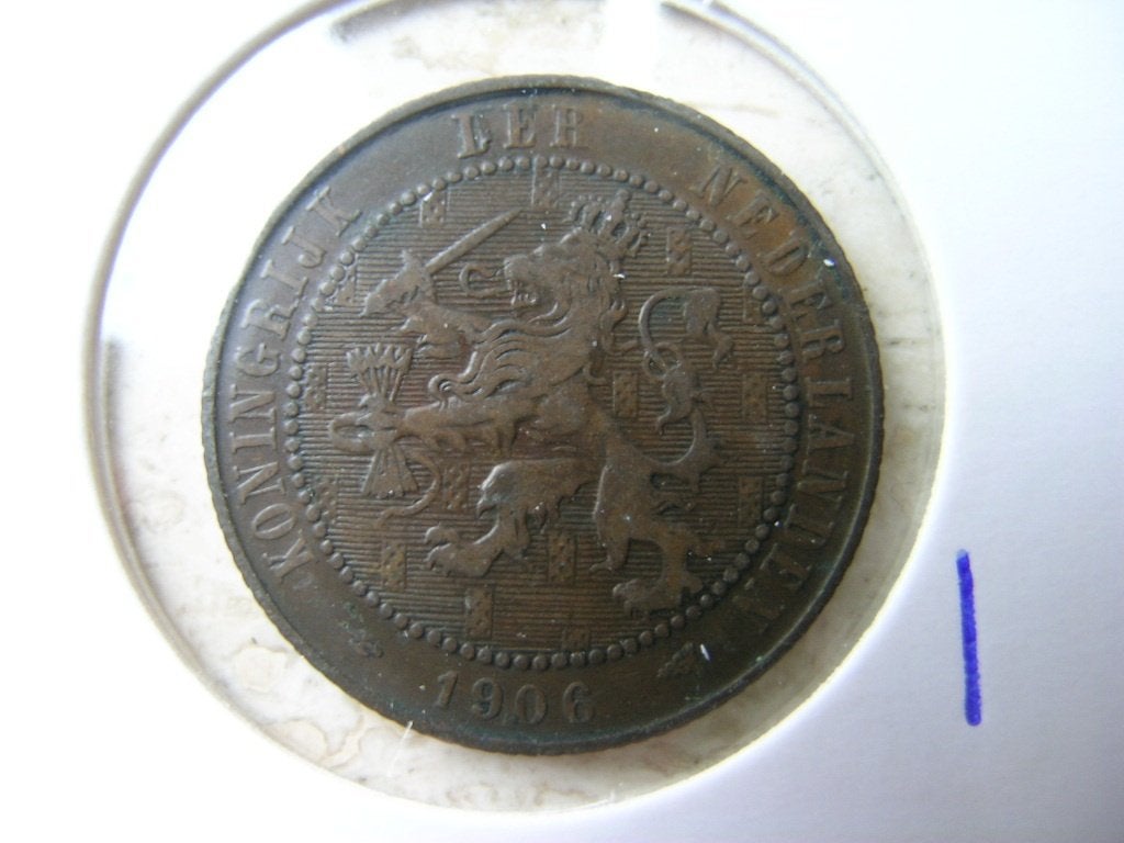 2,5 Cent 1906 (nr 1), Ophalen of Verzenden, Koningin Wilhelmina, Overige waardes, Losse munt