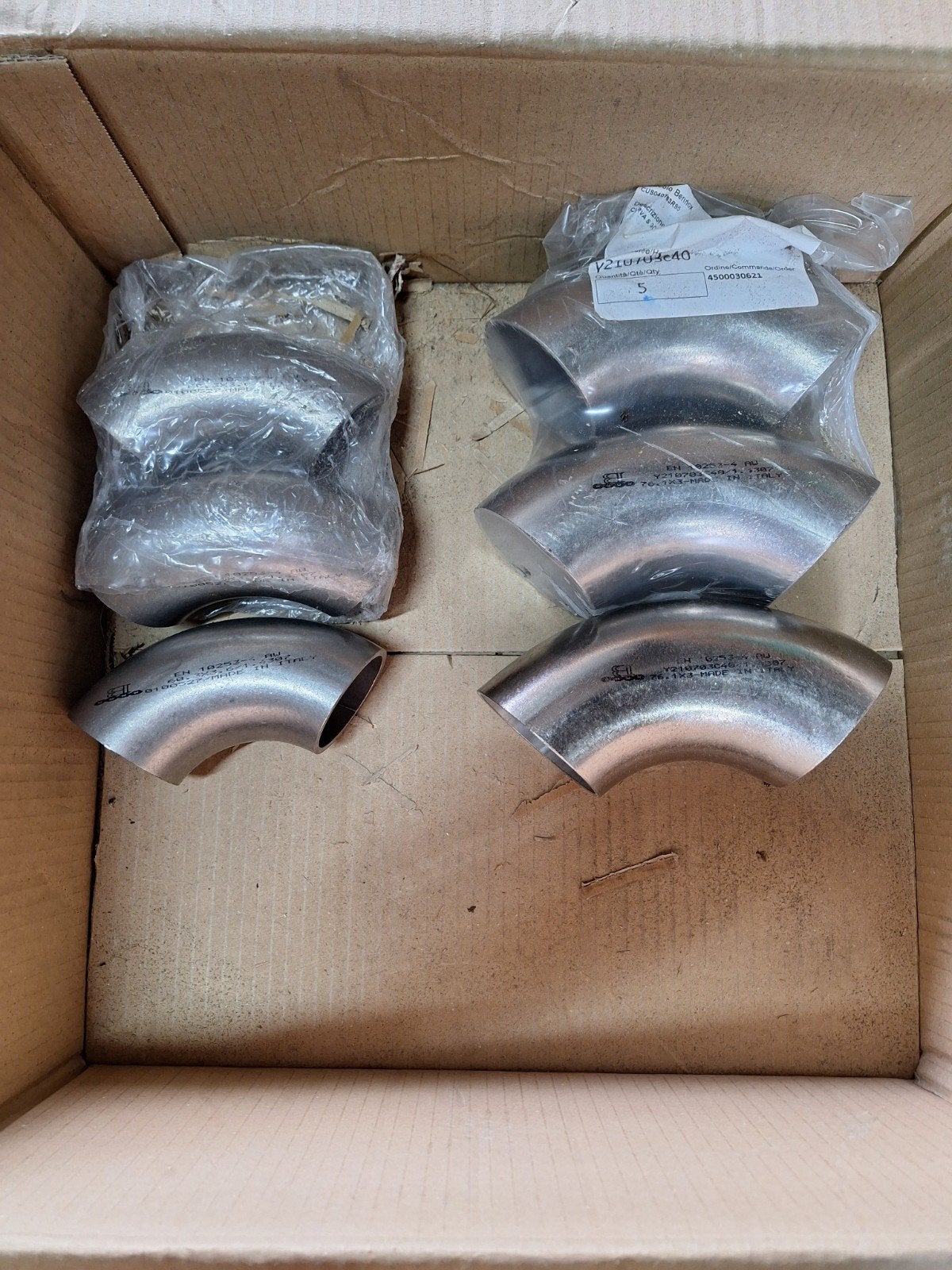 Lasbocht RVS 6 totaal, Ophalen of Verzenden, Nieuw, Overige metalen