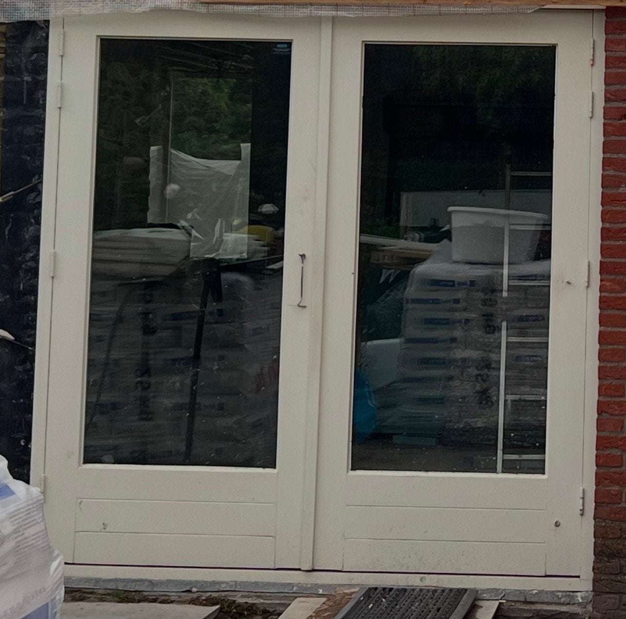 Openslaande houten deuren, Ophalen, Binnendeur, 200 tot 215 cm