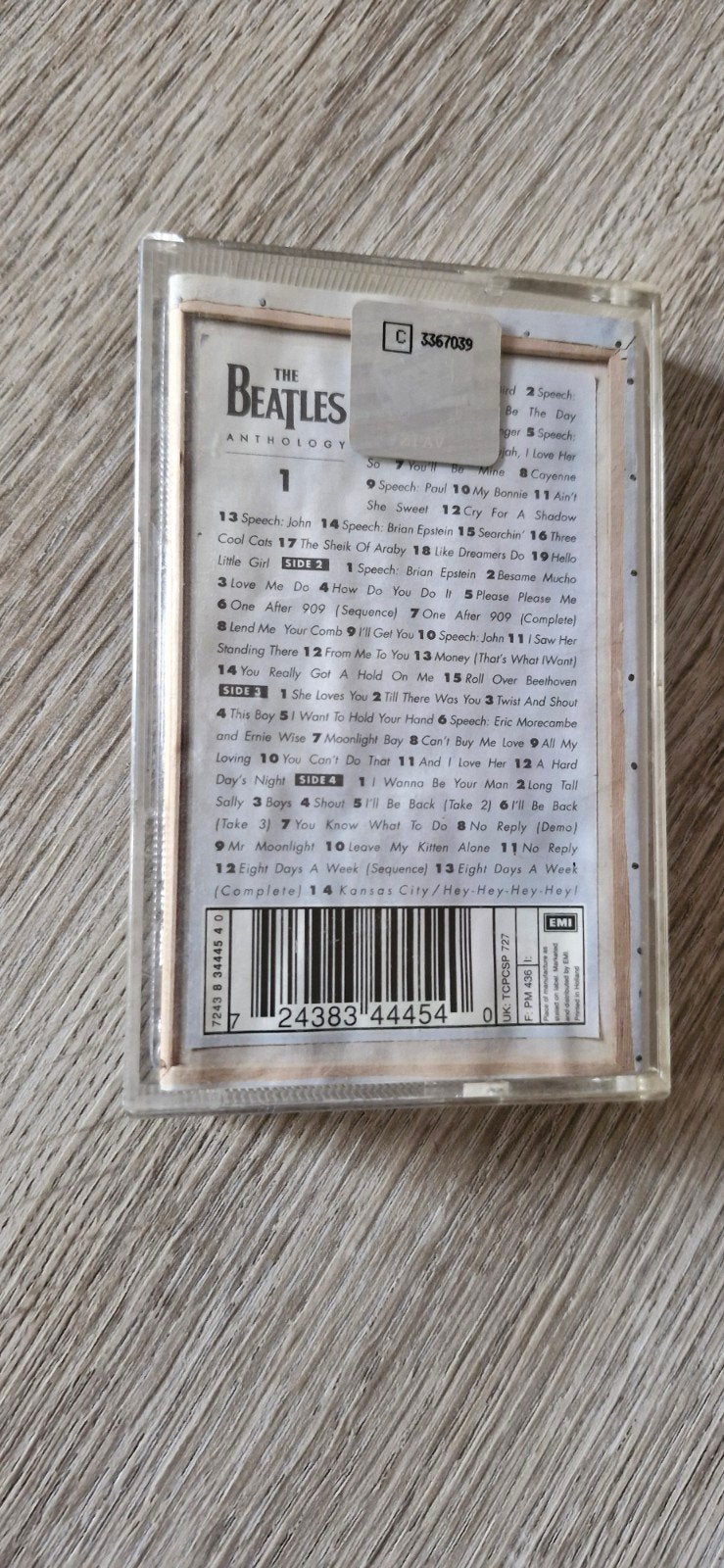 The Beatles- Anthology 1 Met Exportsticker Polen Zeldzaam, Gebruikt, 1 bandje, Ophalen of Verzenden, Origineel