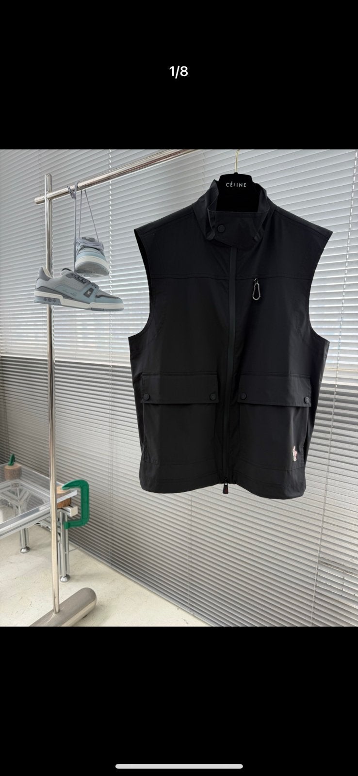 Moncled bodywarmer jas vest windstopped, Kleding | Heren, Ophalen of Verzenden, Zo goed als nieuw, Zwart