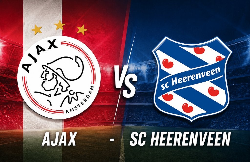 2 kaarten Ajax - SC Heerenveen [vak 425], Twee personen, Augustus