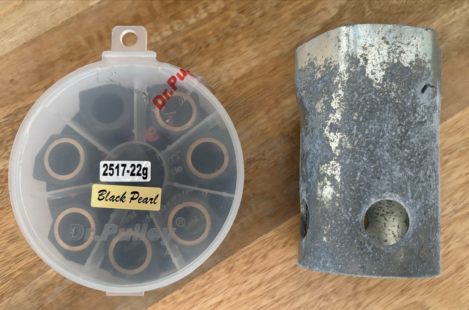 Dr Pulley rollen Piaggio MP3 + Koppelingsmoersleutel 55mm, Ophalen of Verzenden