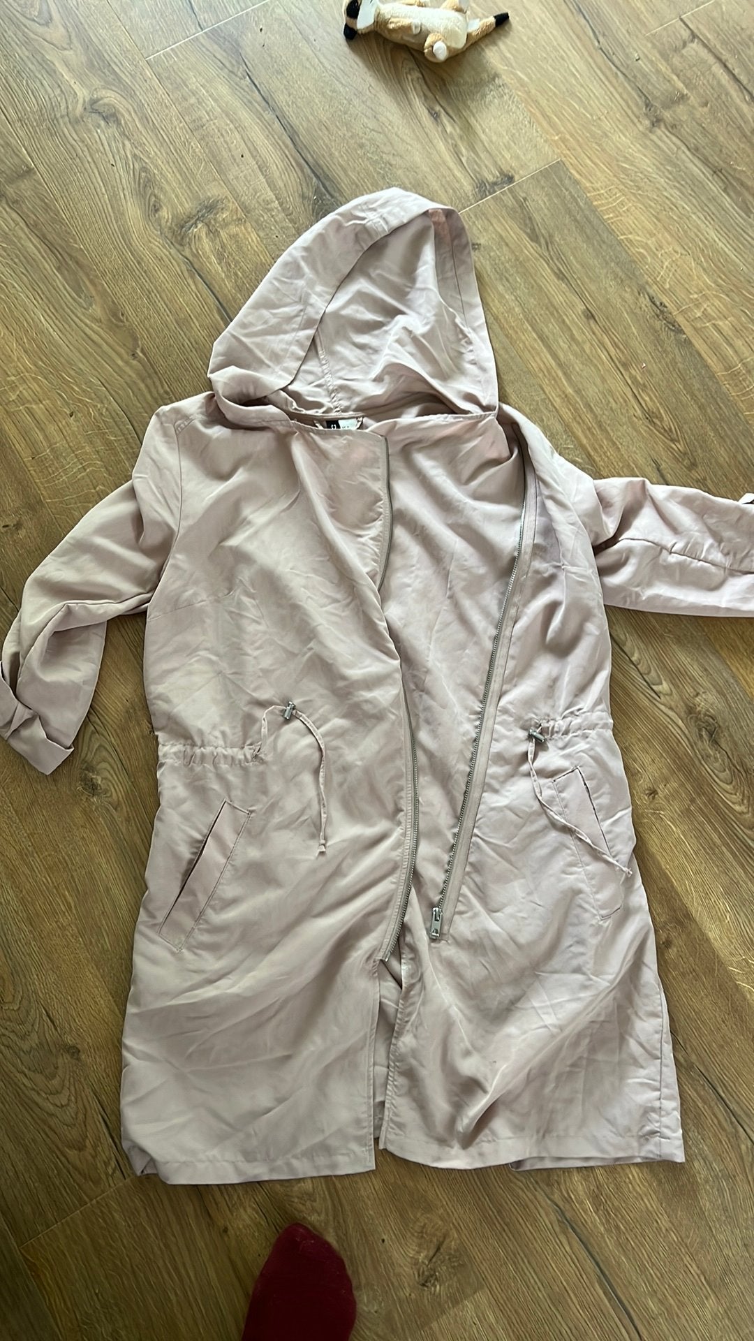Laatste kans! H&M licht lever roze jas maat 38, Ophalen of Verzenden, Zo goed als nieuw, Roze