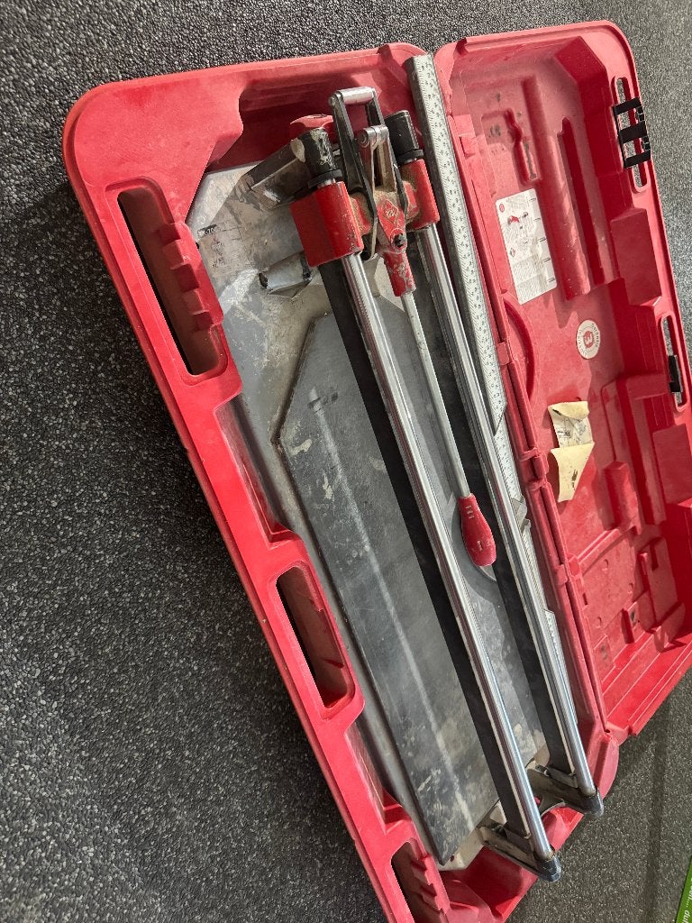 Rubi TX-700-N professionele tegelsnijder incl. koffer, Ophalen, Gebruikt, Snijgereedschap, Rubi